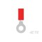 Te Connectivity Ring Terminal, #8 Stud Size, 22 AWG, 300 V, Nylon Insulated, Red 2-32835-2 - alternate 2